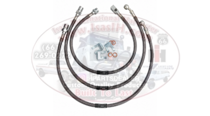 Picture of Stainless Braided Brake Hose Kit Scout II - STOCK, 2", 4", or 8" OS
